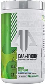 img 4 attached to AP Sports Regimen Vegan Fermented BCAA & EAA Amino Acid Powder - EAA + Hydro, Ideal for Men & Women, 10.5g Total Aminos, Enhanced Recovery & Electrolytes Hydration, 30 servings (Lemon Meets Lime)