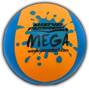 img 3 attached to 🌊 Bundle of 2 Wave Runner Water Skipping Balls: Mega Ball & Grip Ball – Speed Duo Set for Beach, Pool, River, and Lake Fun - Soft Foam, Great Summer Toy