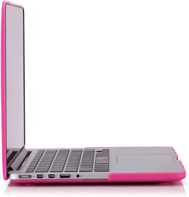 img 1 attached to RUBAN MacBook Pro 13 inch Case (A1502 & A1425 Models) 2015 2014 2013 2012, Plastic Hard Shell Case & Keyboard Cover for Older MacBook Pro Retina 13 Inch, Hot Pink