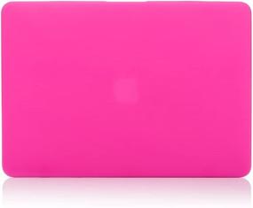 img 3 attached to RUBAN MacBook Pro 13 inch Case (A1502 & A1425 Models) 2015 2014 2013 2012, Plastic Hard Shell Case & Keyboard Cover for Older MacBook Pro Retina 13 Inch, Hot Pink