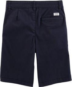 img 1 attached to Explore and Play with Little Stretch Front Short Explorer Boys' Clothing Shorts