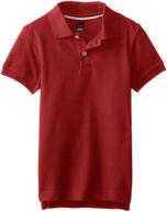 👕 comfortable and stylish x large boys' clothing: uniforms short sleeve piqué logo