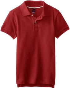 img 1 attached to 👕 Comfortable and Stylish X Large Boys' Clothing: Uniforms Short Sleeve Piqué