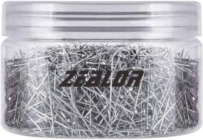 img 4 attached to 🧵 2500-Pack of Zealor 26mm Fine Satin Head Pins - Stainless Steel Dressmaker Pins for Sewing, Crafts, and Quilting