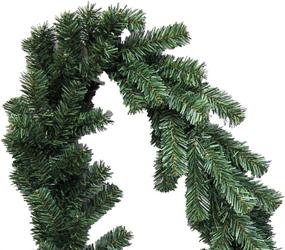 img 2 attached to 🎄 Admired By Nature GXW9812-NATURAL 9ft x 10'' Canadian Christmas Pine Garland: 180 Tips for an Enchanting Holiday Décor