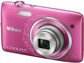 img 2 attached to 📷 Купить цифровую камеру Nikon COOLPIX S3500 с разрешением 20,1 Мп и 7-кратным увеличением (декоративный розовый) - ограниченный запас (старая модель)