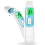 🌡️ новый цифровой инфракрасный термометр mosen 2020: для измерения температуры при лихорадке, у детей и взрослых - в ушах и на лбу - для измерения температуры тела, поверхности и воздуха - с магнитной крышкой логотип