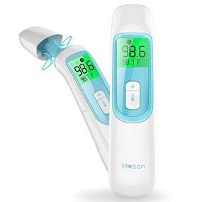 img 4 attached to 🌡️ Mosen 2020 New Version Thermometer: Digital Infrared for Fever, Baby, Ear & Forehead, Kid & Adult - Body, Surface & Room - with Magnetic Cap