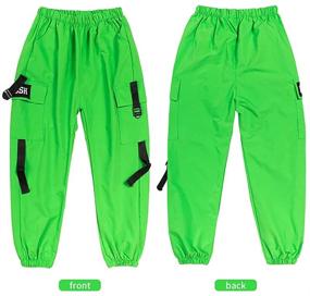 img 1 attached to 👖 Модные брюки Rolanko Jogger: стильная беговая одежда для девочек