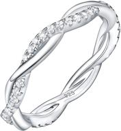 newshe wedding eternity zirconia sterling logo