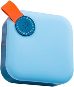 img 4 attached to Синий компорт для шитья для взрослых - портативный ящик для хранения для путешествий, дома и студентов - начинающий набор для шитья