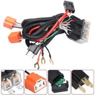 🔌 complete universal h4 9003 relay harness conversion kit with ceramic sockets - compatible with h6054 h5054 h6054ll 6014 6052 6053 logo