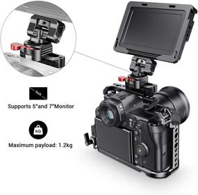 img 3 attached to 📺 Круглая арматура SMALLRIG для настольных мониторов - Быстросъемный зажим NATO для 5-дюймовых и 7-дюймовых мониторов, поворот и наклон - 2347 - Улучшенное SEO