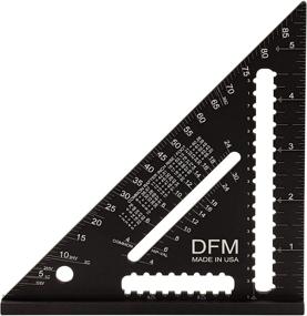 img 2 attached to 🔲 DFM Trade Carpenter Square Black: Your Essential Precision Tool for Accurate Woodworking