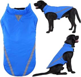 img 4 attached to Dog Vest Winter Reflective Lightweight