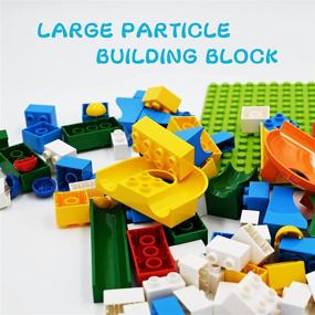 img 1 attached to 🔨 Marble Construction Toy Set: STEM Building Blocks for Endless Marble Track Fun