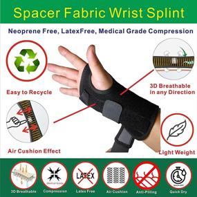 img 2 attached to 👍 IRUFA WS OS 53 Breathable Arthritis Tendinitis Support Sleeve