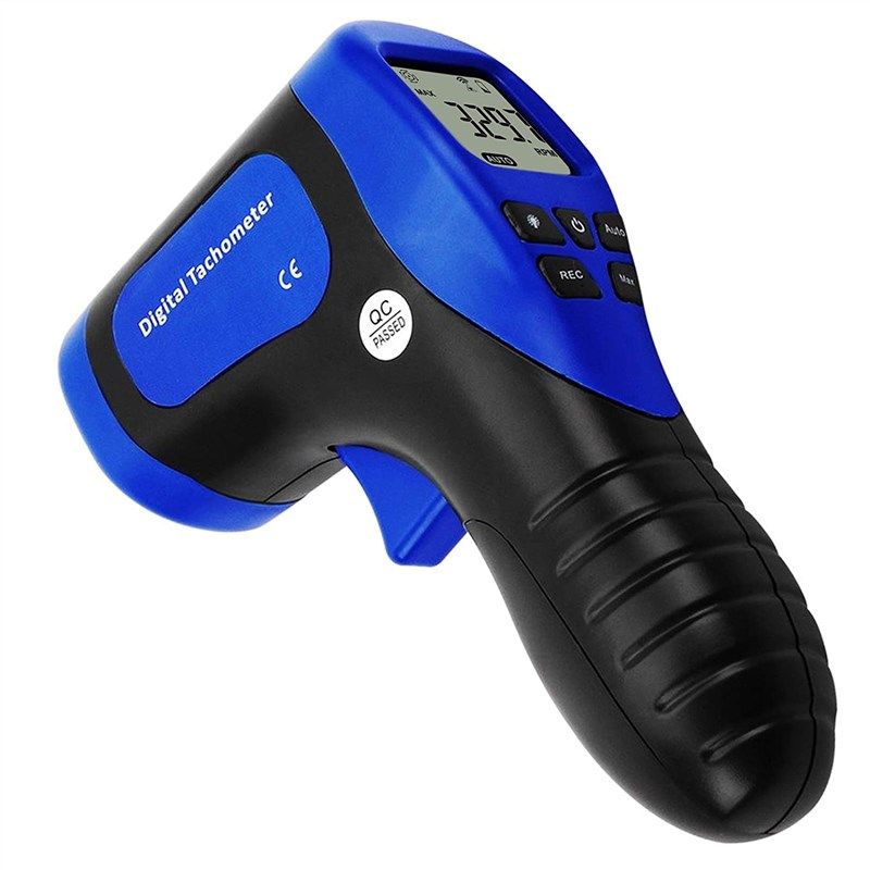non contact handheld tachometer rotational measuring 로고