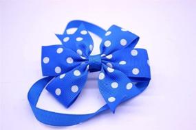 img 2 attached to 🐶 Yagopet 10pcs/Pack Small Dog Bow Ties: Polka Dots Cat Dog Bowties for Festival Collars & Grooming