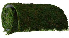 img 3 attached to Dried Moss Table Runner for Garden Party Décor, in Dark Green by BYHER