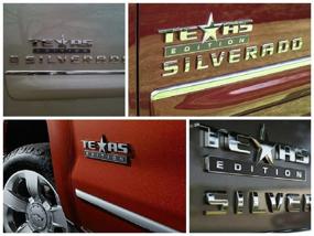 img 1 attached to 🚗 Muzzys Texas Edition Stick On Emblem Badge: Perfect Fit for GMC Sierra, Chevy Silverado, Ford F150, and More!