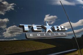 img 3 attached to 🚗 Muzzys Texas Edition Stick On Emblem Badge: Perfect Fit for GMC Sierra, Chevy Silverado, Ford F150, and More!