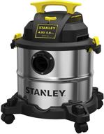 🌀 stanley wet/dry vacuum sl18115: powerful 4hp shop vacuum with 5-gallon stainless steel tank - perfect for home, shop, and jobsite dust collection logo