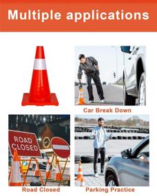 img 1 attached to 🚧 Pcs Traffic Safety Road Cones: Ensuring Occupational Health & Safety