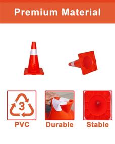 img 2 attached to 🚧 Pcs Traffic Safety Road Cones: Ensuring Occupational Health & Safety