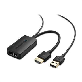 img 4 attached to ⚡ Адаптер HDMI к DisplayPort от Cable Matters с поддержкой видеоразрешения 4K - улучшенная оптимизация SEO