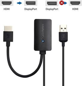 img 1 attached to ⚡ Адаптер HDMI к DisplayPort от Cable Matters с поддержкой видеоразрешения 4K - улучшенная оптимизация SEO