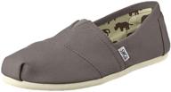 👞 toms women's classic canvas slip-on shoes for men: loafers & slip-ons logo