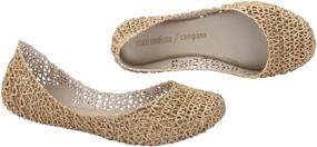 img 1 attached to Блеск стиля с балетками для девочек Mini Melissa Campana Little Glitter