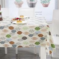 🌂 mikiup waterproof pvc rectangle tablecloth логотип