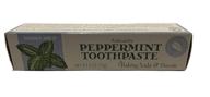 🌿 trader joe's peppermint baking soda fluoride toothpaste logo