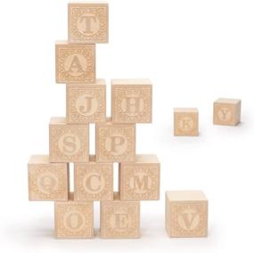 img 4 attached to 🔠 Enhance Early Learning with Uncle Goose Uppercase Alphablank Blocks