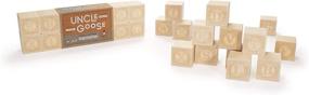 img 1 attached to 🔠 Enhance Early Learning with Uncle Goose Uppercase Alphablank Blocks