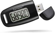 🏃 gzvxuny 3d pedometer: accurate step counter with clip, strap & usb rechargeable, daily target monitor & exercise time tracker logo