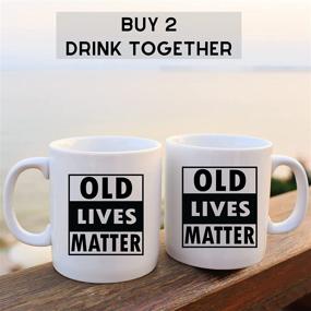 img 1 attached to 👨 Senior Lives Matter Coffee Mug - Hilarious Retirement or Birthday Gifts for Men - Unique Gag Gifts for Dad, Grandpa, Old Man, or Senior Citizens - 11oz Coffee Cup For Men and Women