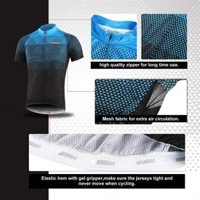 img 2 attached to 🚴 BERGRISAR Short Sleeve Men's Cycling Jerseys: Ultimate Bike Shirt