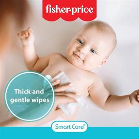 img 1 attached to Smart Care Fisher-Price Wipes: 99% Water, 720 Count - Gentle and Effective Cleaning Solution for Baby Care