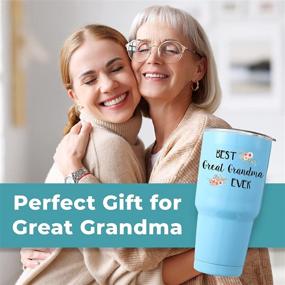 img 3 attached to 🎁 KEDRIAN Grandmother Birthday Stainless Insulated Tumbler: Ideal Gift for Grandma's Special Day!