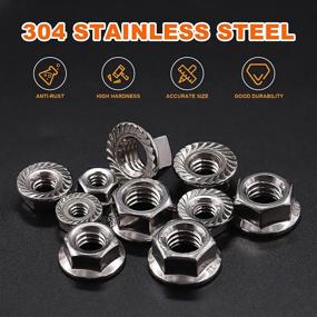 img 2 attached to Tanstic 70Pcs Stainless Flange Assortment