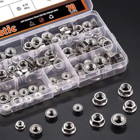 img 1 attached to Tanstic 70Pcs Stainless Flange Assortment