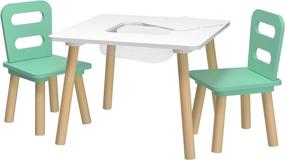 img 4 attached to Pidoko Kids Table Chairs Set