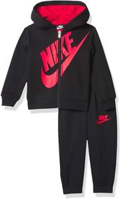 img 3 attached to 👕 NIKE Hoodie and Jogger Pants Set: 2-Piece Outfit, Perfect for Casual Wear