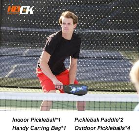 img 3 attached to Pickleball Paddles Set Lightweight Beginners