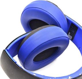 img 2 attached to 🎧 Blue Replacement Earpads for Sony PS4 Gold Wireless Headset PS3 PS4 7.1 Virtual Surround Sound CECHYA-0083 Headphone with Enhanced Defean Upgrade