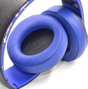 img 1 attached to 🎧 Blue Replacement Earpads for Sony PS4 Gold Wireless Headset PS3 PS4 7.1 Virtual Surround Sound CECHYA-0083 Headphone with Enhanced Defean Upgrade