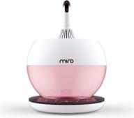 🌬️ miro-nr08m: the ultimate completely washable modular sanitary humidifier for large rooms, featuring luma touch cool-mist technology, easy cleaning & touch control colorful leds logo